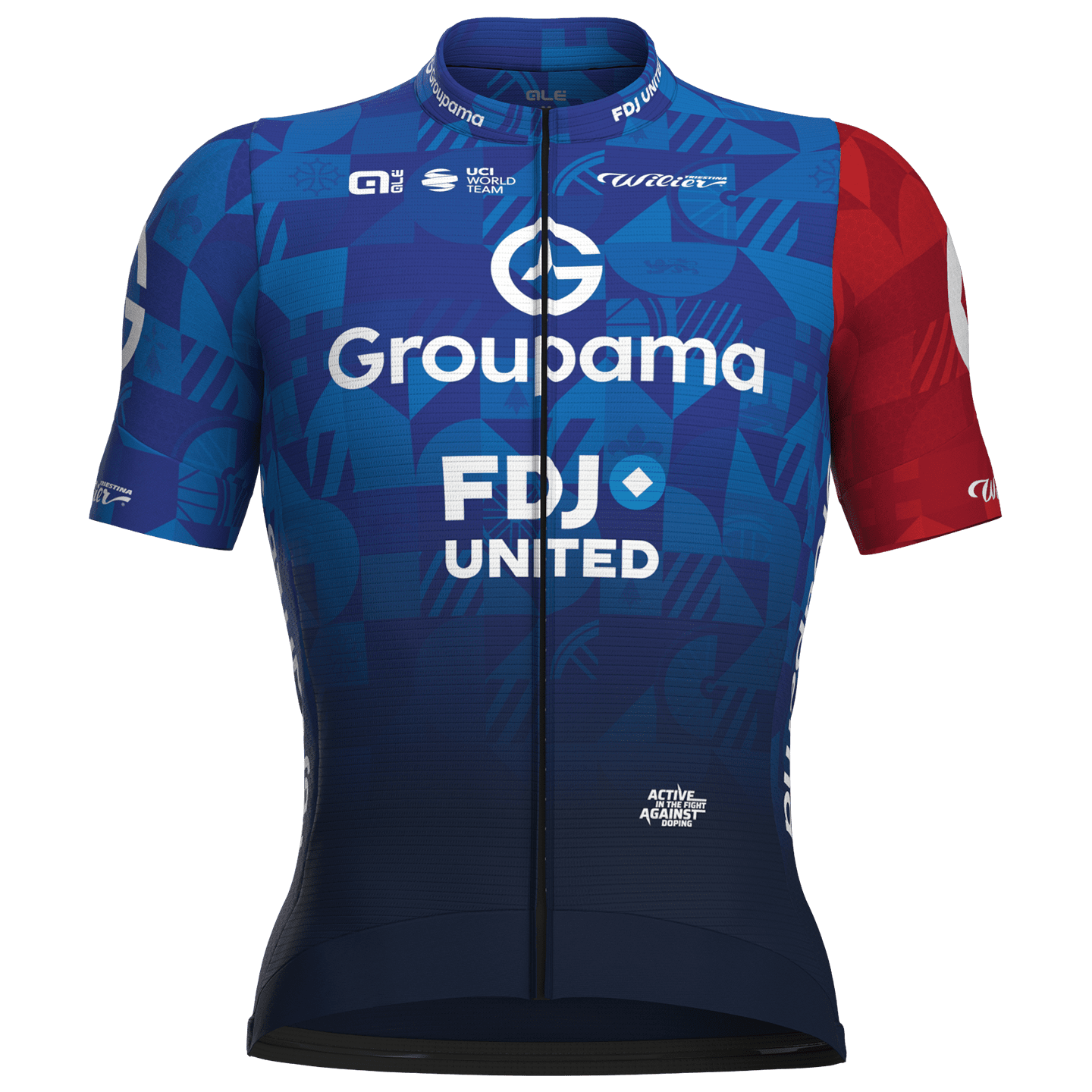Alé GROUPAMA FDJ Shirt met korte mouwen Tour de France Edition 2025 fietsshirt met