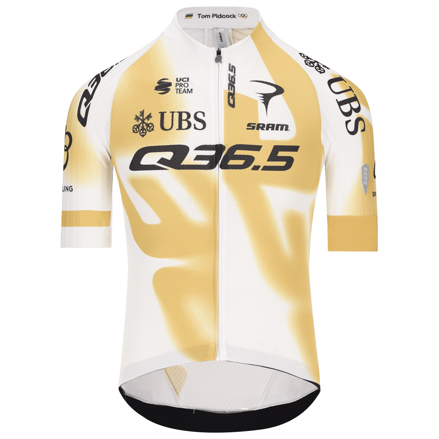 Q36.5 PRO CYCLING TEAM trui korte mouw Tom Pidcock 2025 fietsshirt met korte