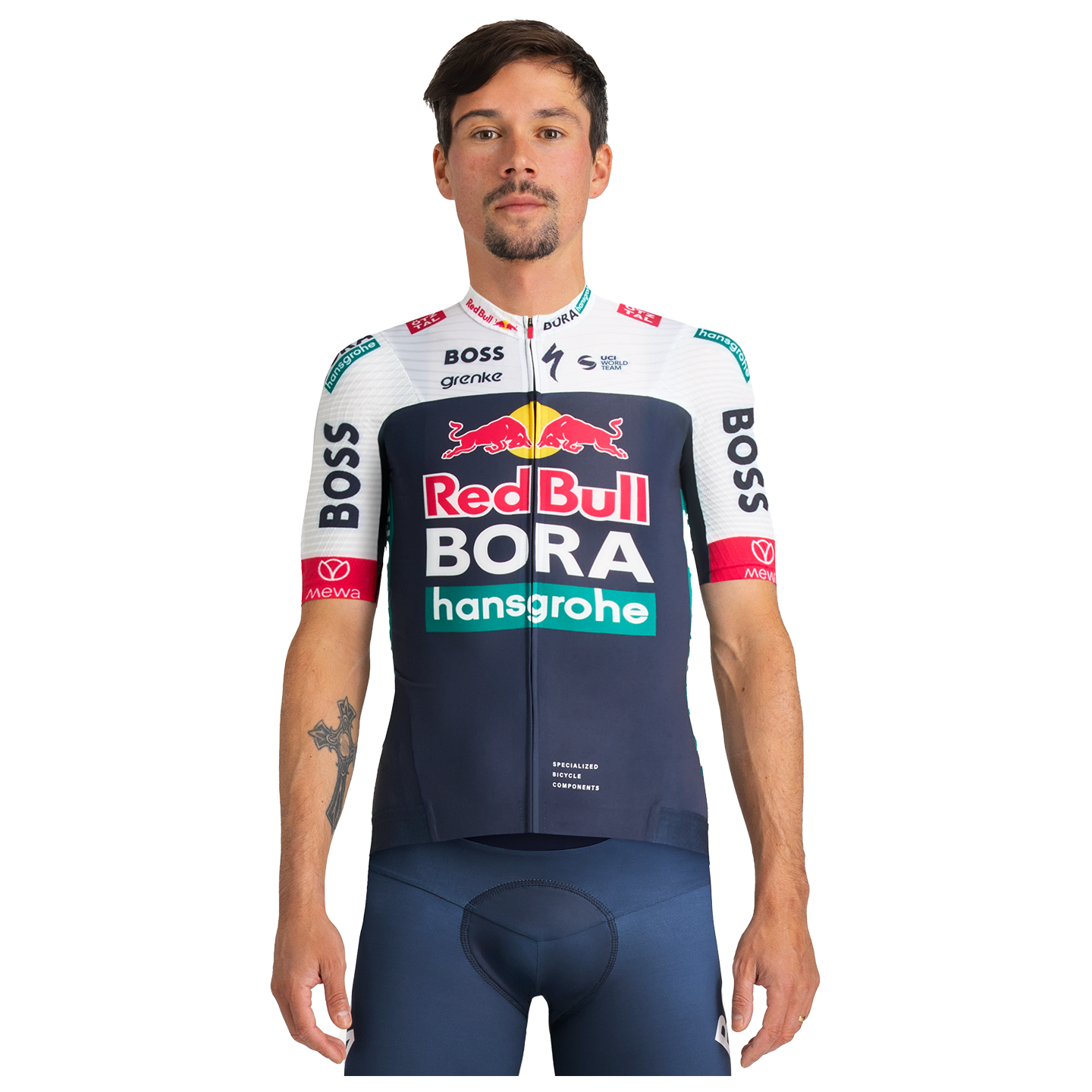 Specialized Red Bull-BORA-hansgrohe Race 2025 fietsshirt met korte mouwen, voor heren