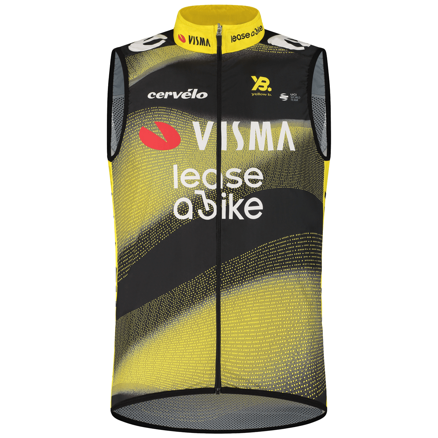 YellowB TEAM VISMA LEASE A BIKE Tour de France Edition 2025 windvest, voor heren