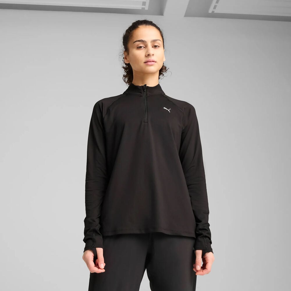 Puma Velocity Cloudspun 1/4 Zip Hardloopshirt Dames