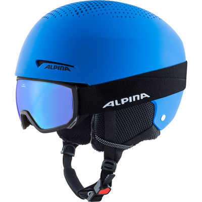 Alpina Kinderen Zupo+Scarabeo Jr. Skibril + Skihelm Set