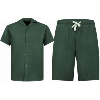 Enos Trainingspak  Zomerset Ribbed Oversized Shorts