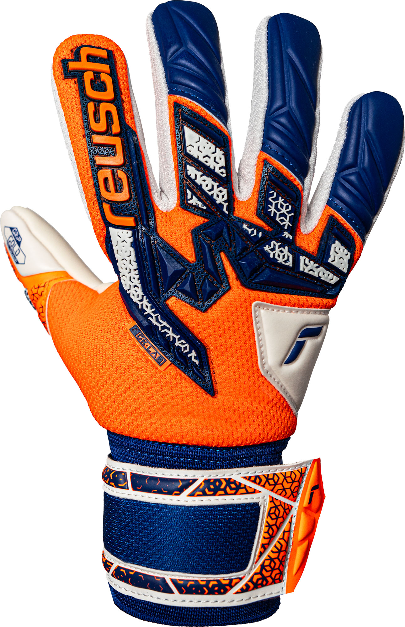 Stanno Reusch Attrakt Freegel Gold NC Junior Energize - Keepershandschoenen - Maat 4