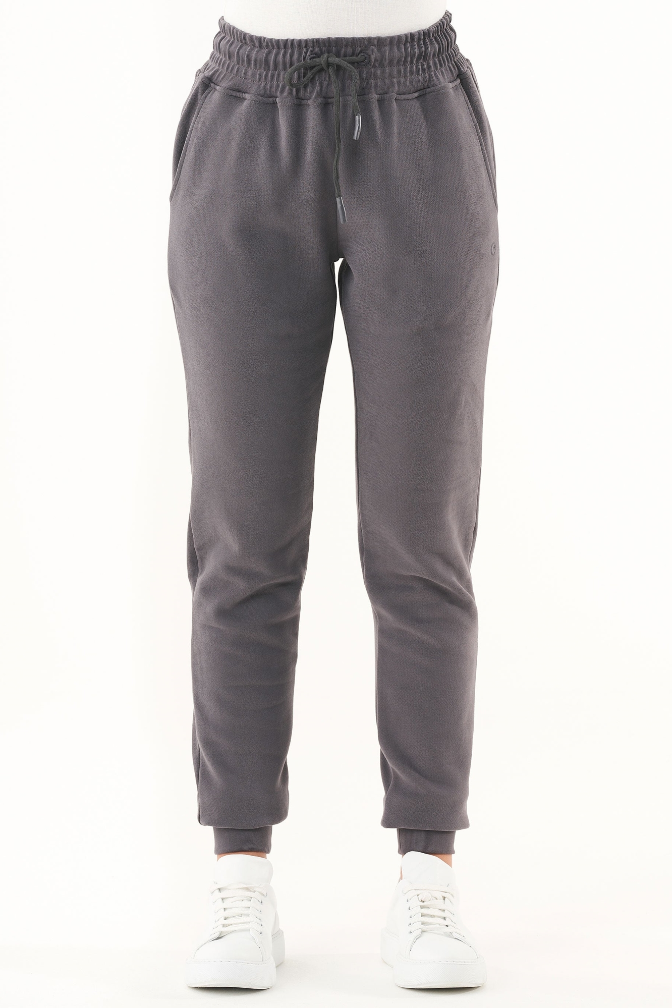 ORGANICATION Damen vegan Weiche Jogginghose Asphalt