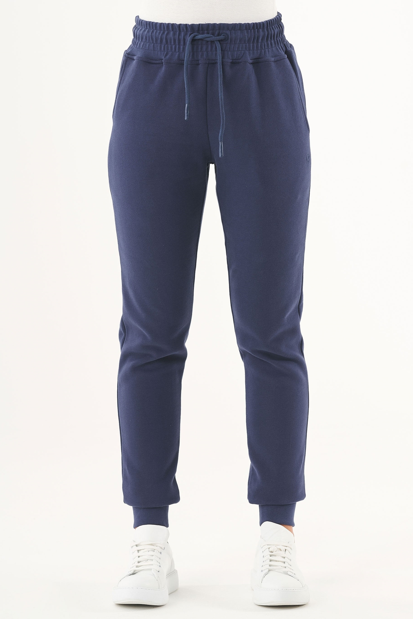 ORGANICATION Damen vegan Weiche Jogginghose Navy