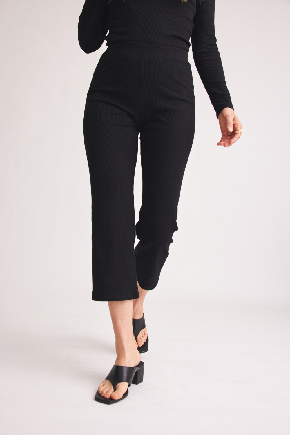 BaÃ¬ge the Label Damen vegan Hose 3/4 Bree Schwarz
