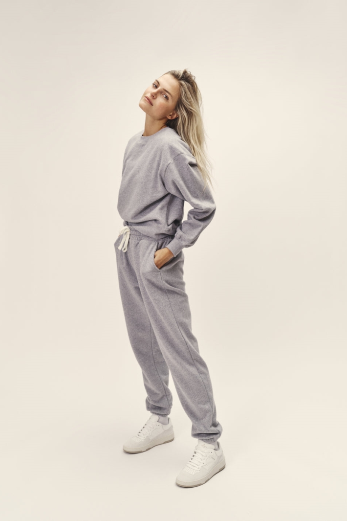 WOTE Damen vegan Sweatpants Grau-Melange