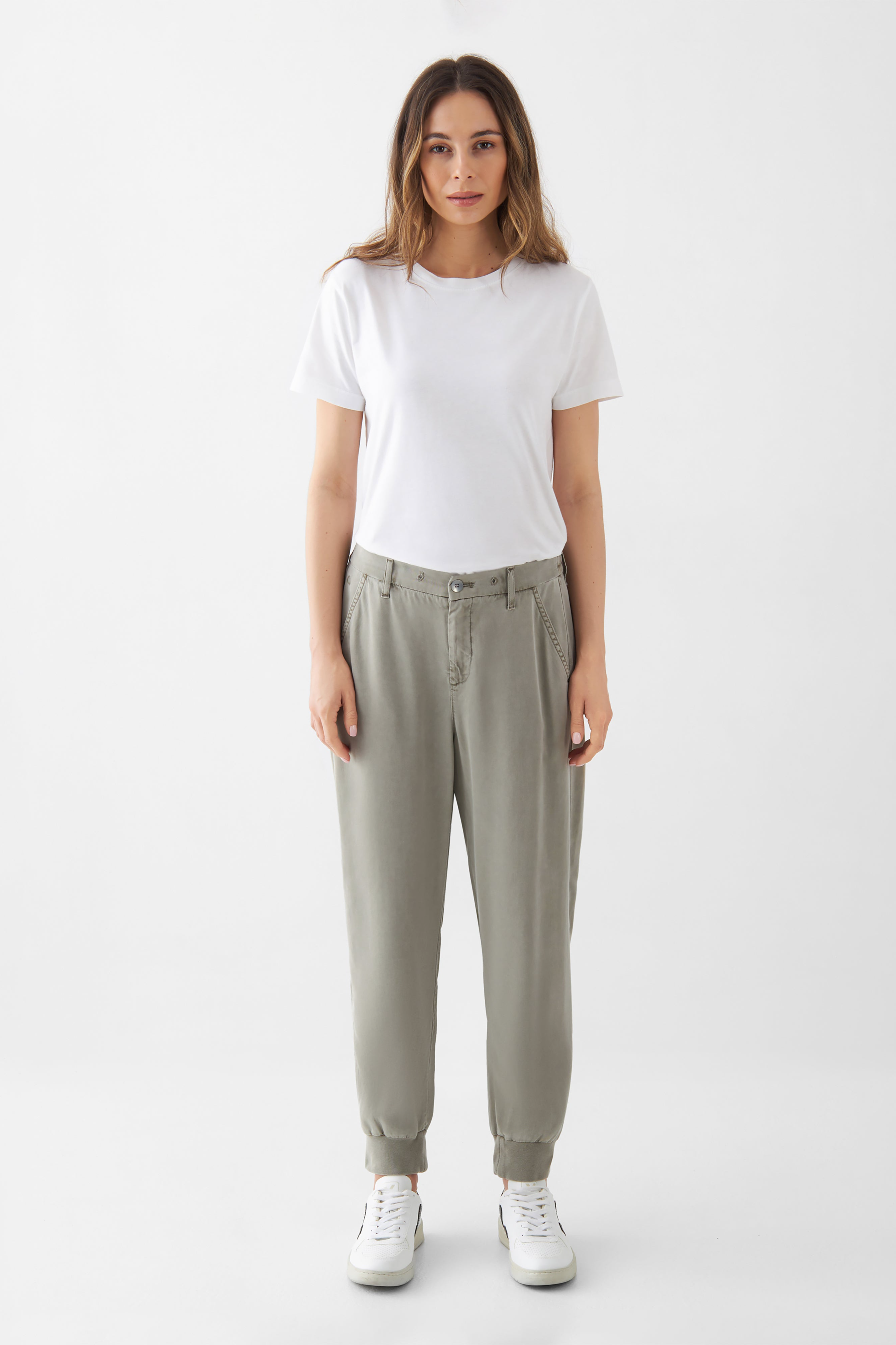 DAWN Damen vegan Jogger Sunshine Rock Olive