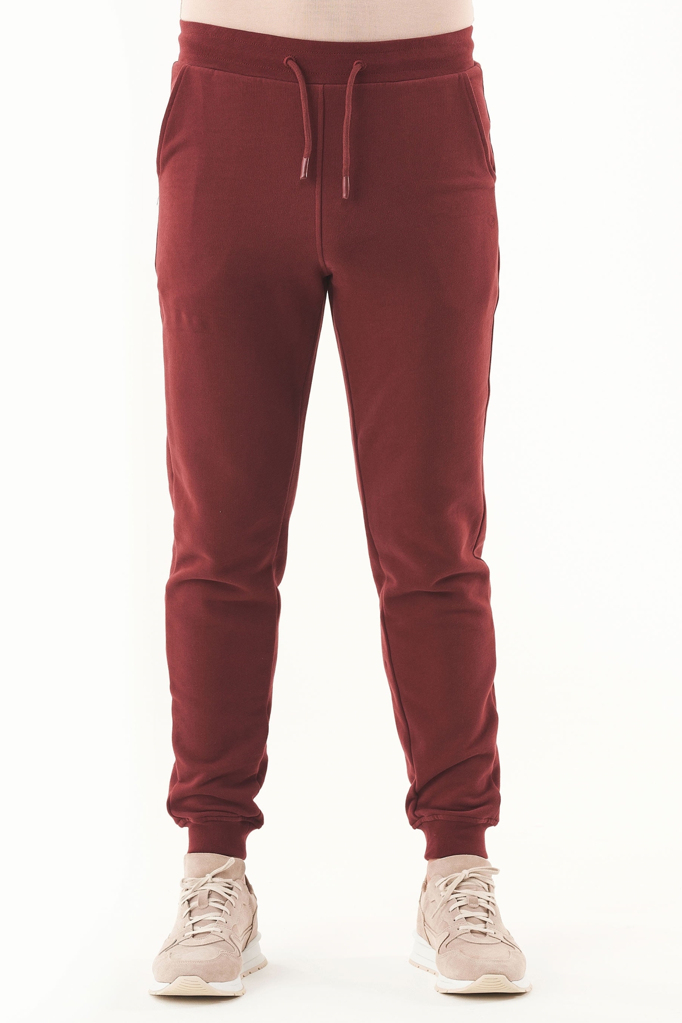 ORGANICATION Herren vegan Jogginghose Soft Touch Bordeaux