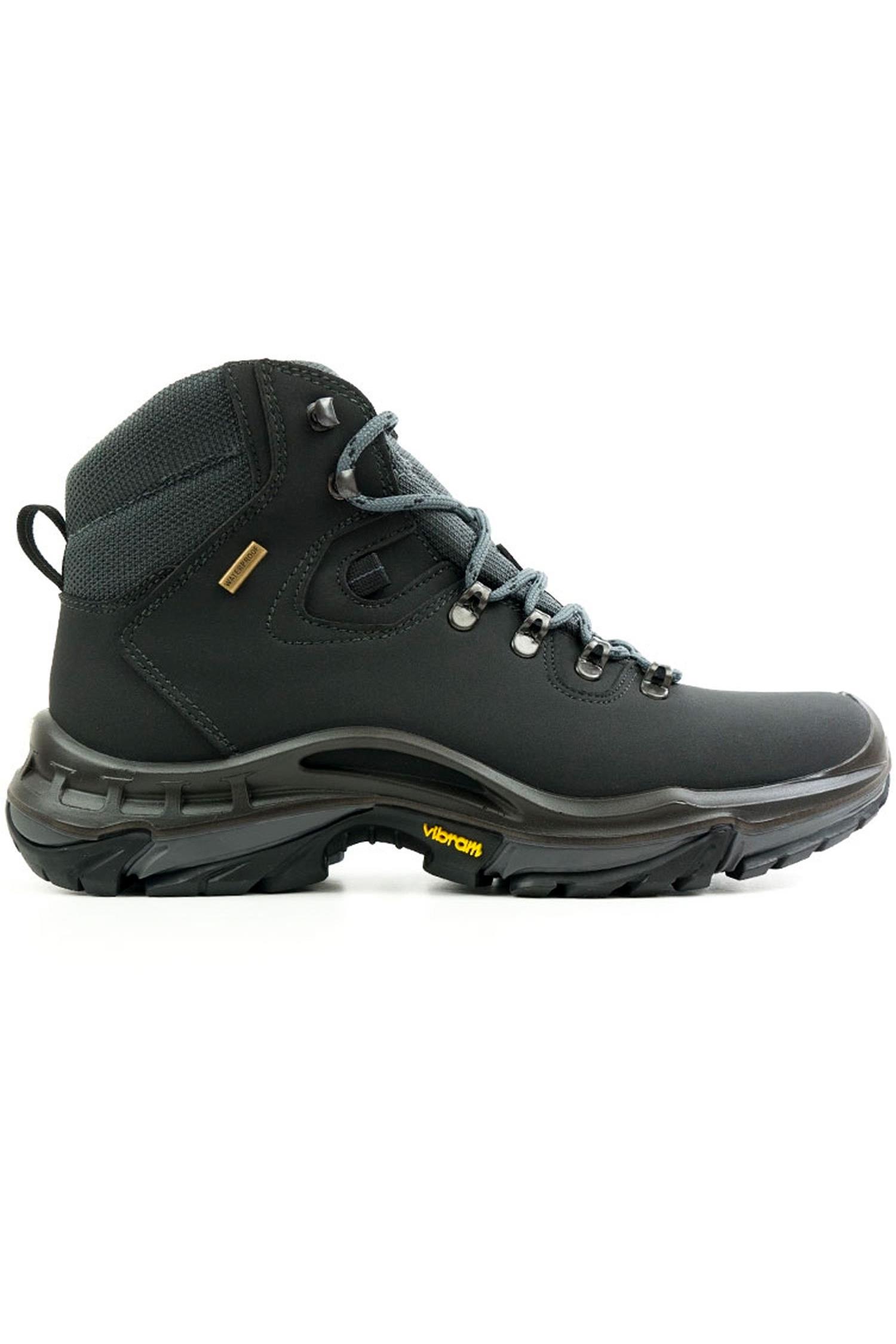 Will's Vegan Store Herren vegan Wanderstiefel Wasserdicht Schwarz
