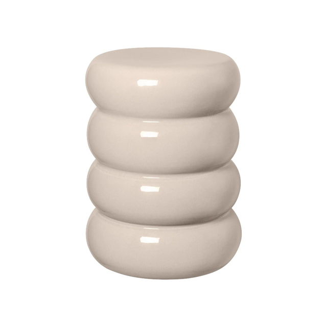 Blomus TORU krukje - 44x34x34cm - keramiek - rond - Lily white 67119