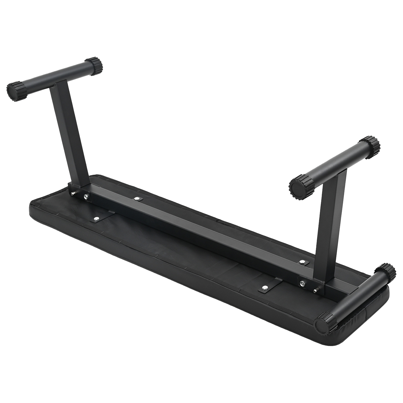 vidaXL Vouwbare Gewichtstafel 100 kg Zwart 107x27x41 cm Staal