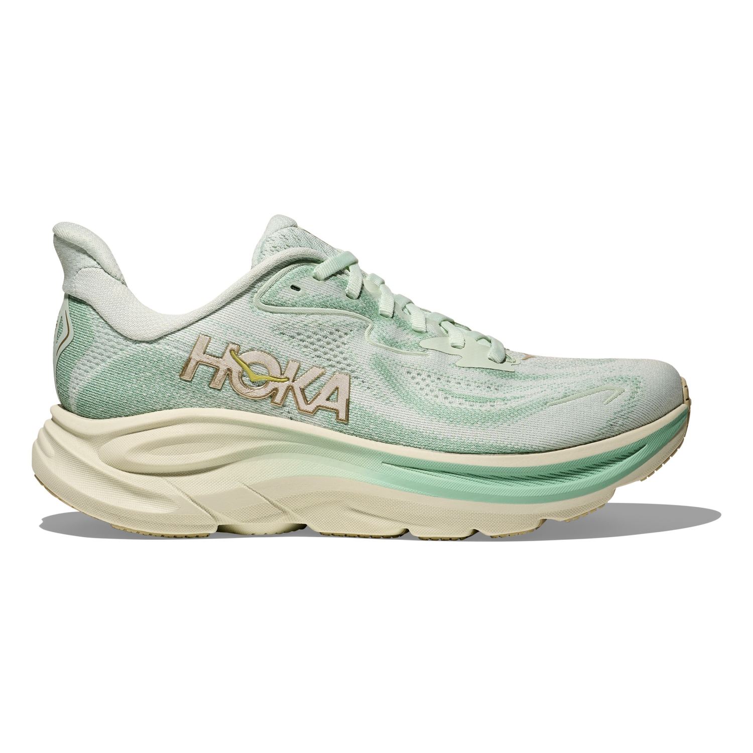 Hoka One One Hoka Clifton 10 hardloopschoenen Sea Glass/Jadeite dames