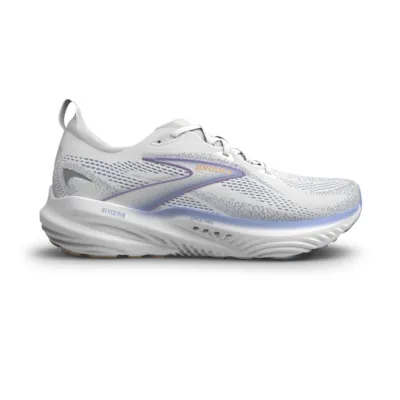 Brooks Glycerin 22 hardloopschoenen White/Blue Heron/Apricot dames
