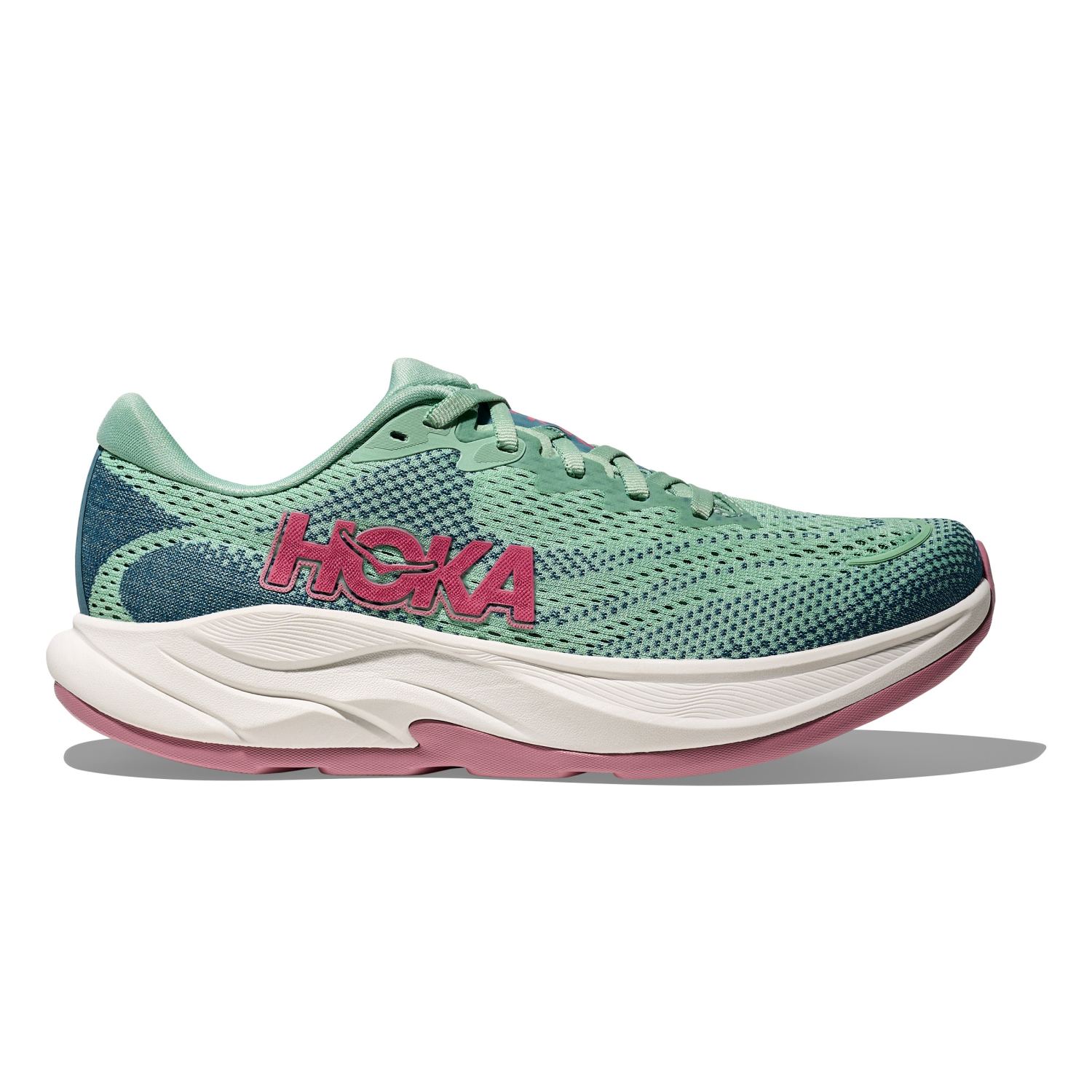 Hoka One One Hoka Rincon 4 hardloopschoenen Jadeite/Alpine Blue dames