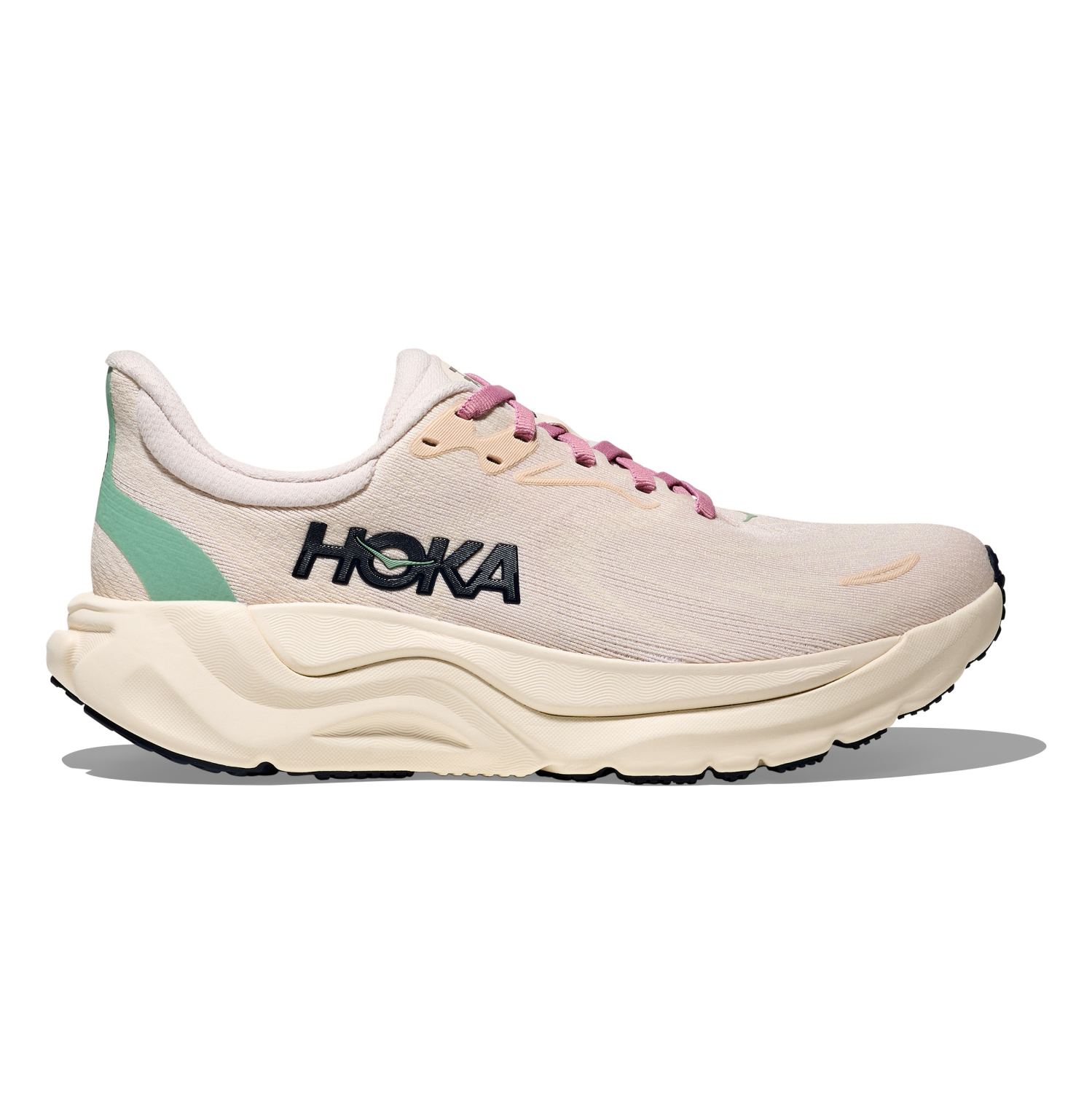 Hoka One One Hoka Arahi 8 hardloopschoenen Rose Cream/Alabaster dames