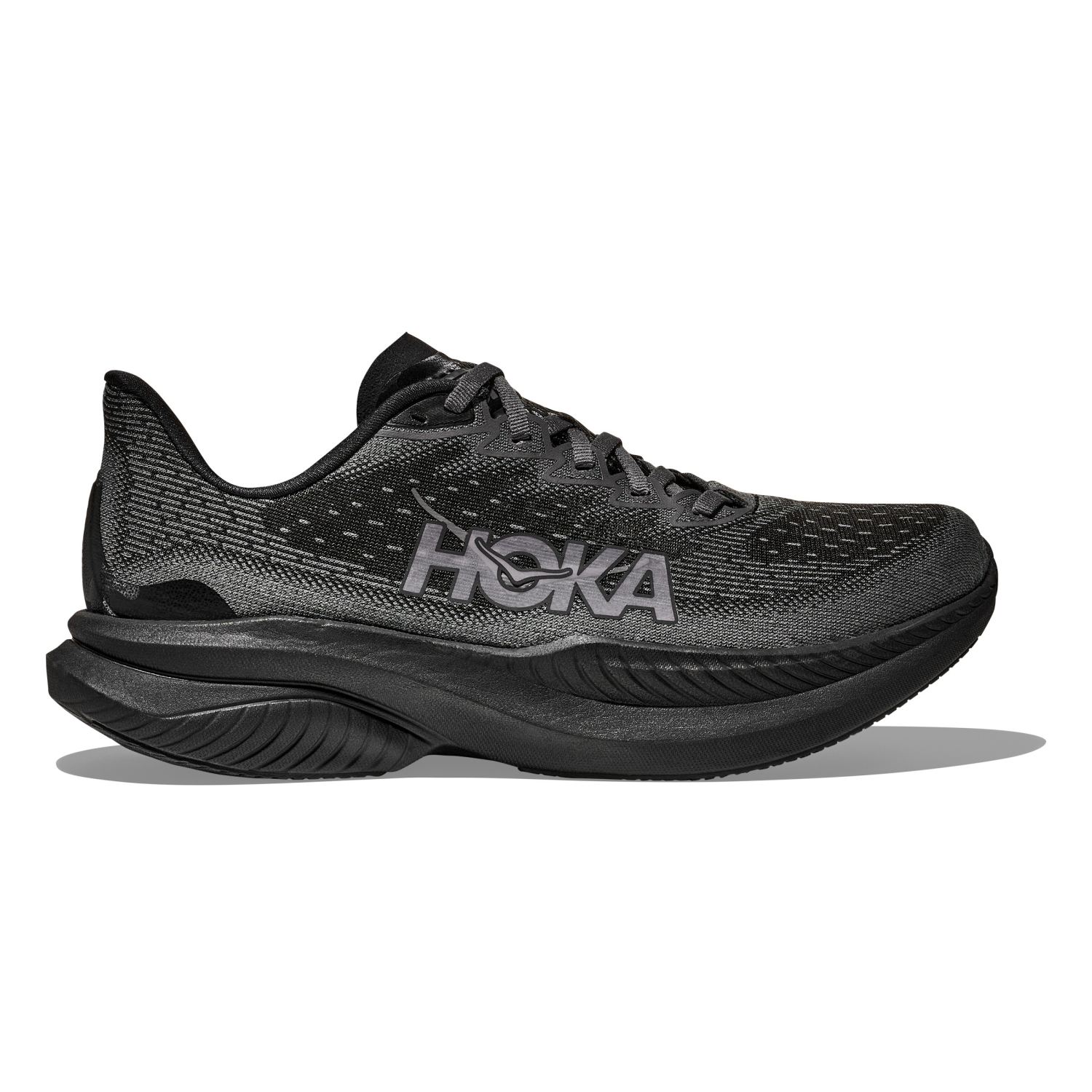 Hoka One One Hoka Mach 6 hardloopschoenen Black/Outer Orbit dames