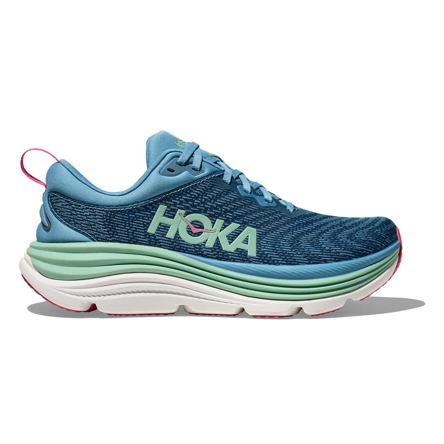Hoka One One Hoka Gaviota 5 hardloopschoenen Alpine Blue/Jadeite dames