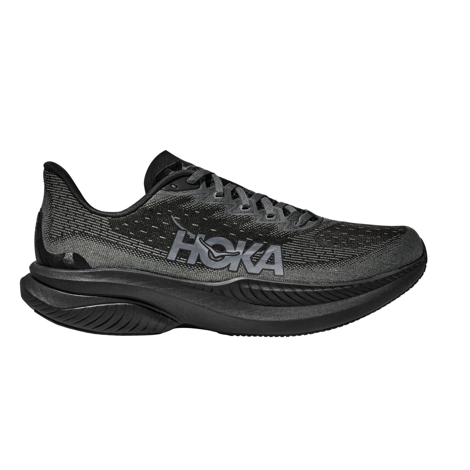 Hoka One One Hoka Mach 6 hardloopschoenen Black/Outer Orbit Heren