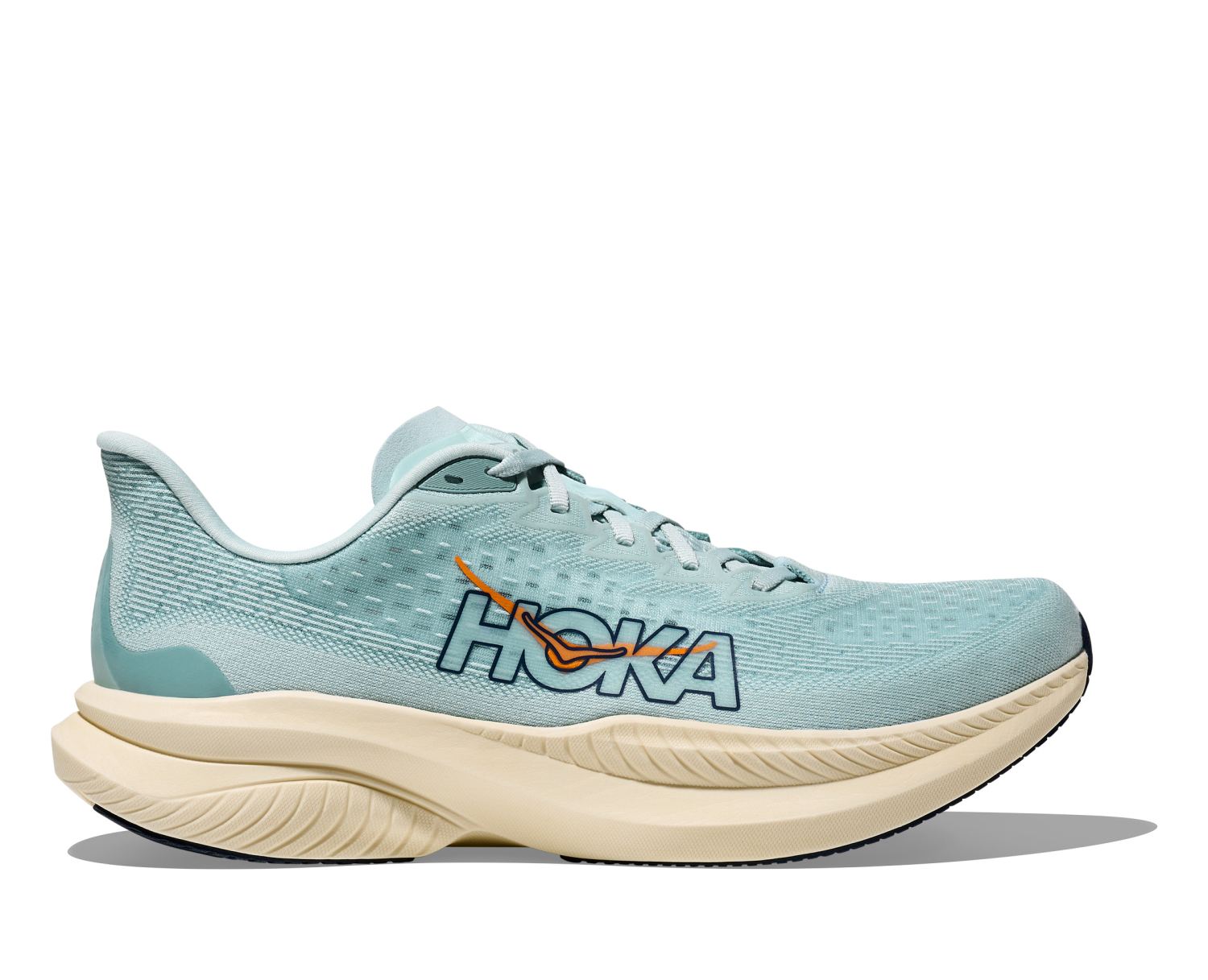 Hoka One One Hoka Mach 6 hardloopschoenen Clear Water/Sea Water Heren