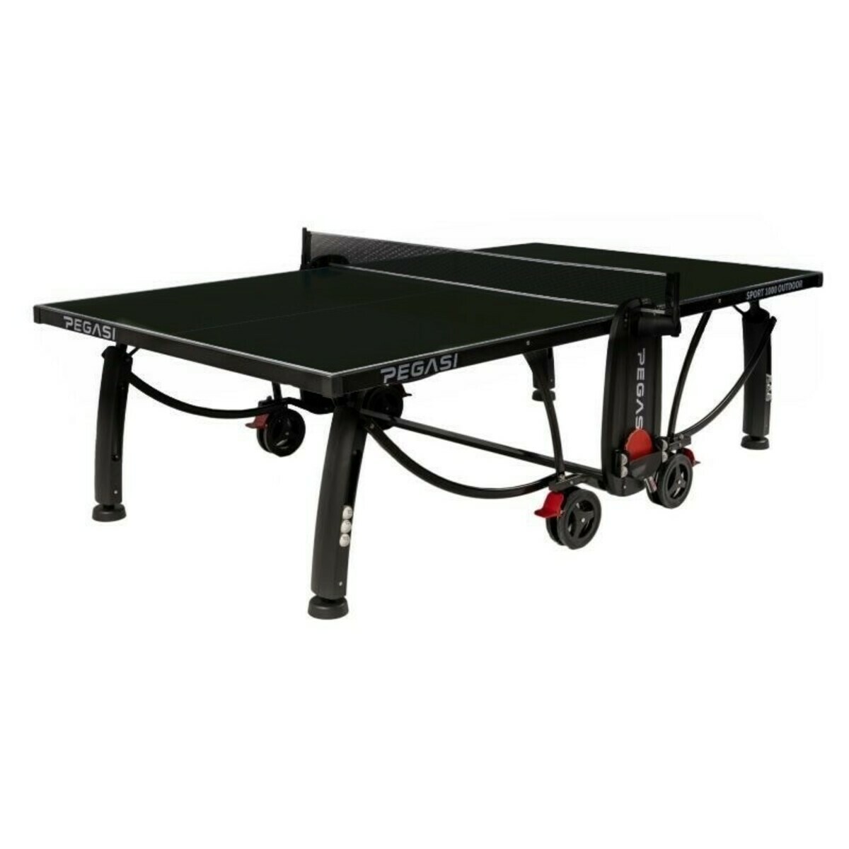 Pegasi Tafeltennistafel  1000 Outdoor Black