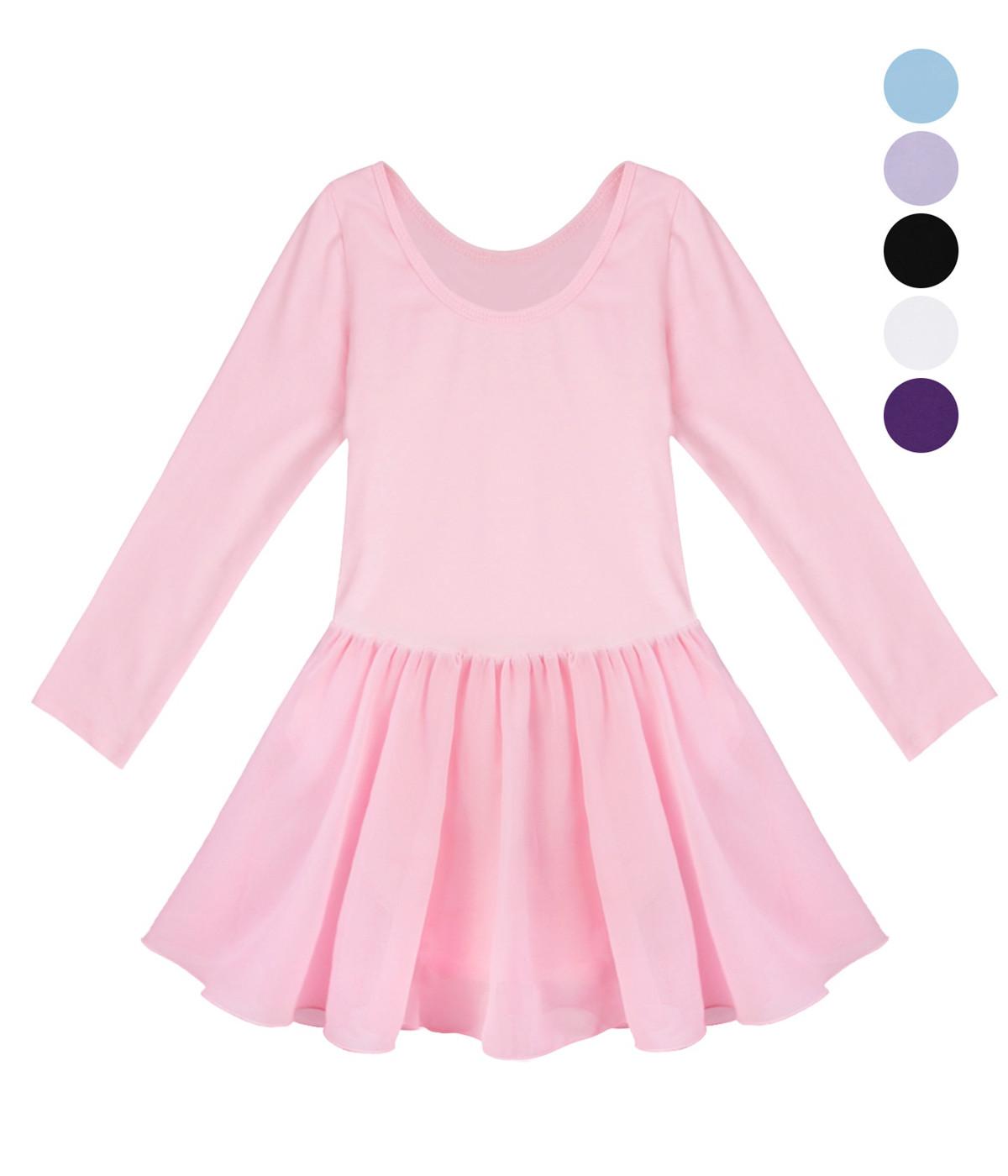 IEFiEL Meisjes Ballet Jurk Kinderen Danskleding Kinderen Ballet Kostuums Meisjes Dans Turnpakje Danskleding 8-10 Years roze