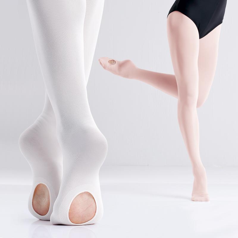 Twelve Month Balletpanty's voor meisjes 3 paar zachte overgangspanty's danspanty's naadloze balletkousen met gat 80D L