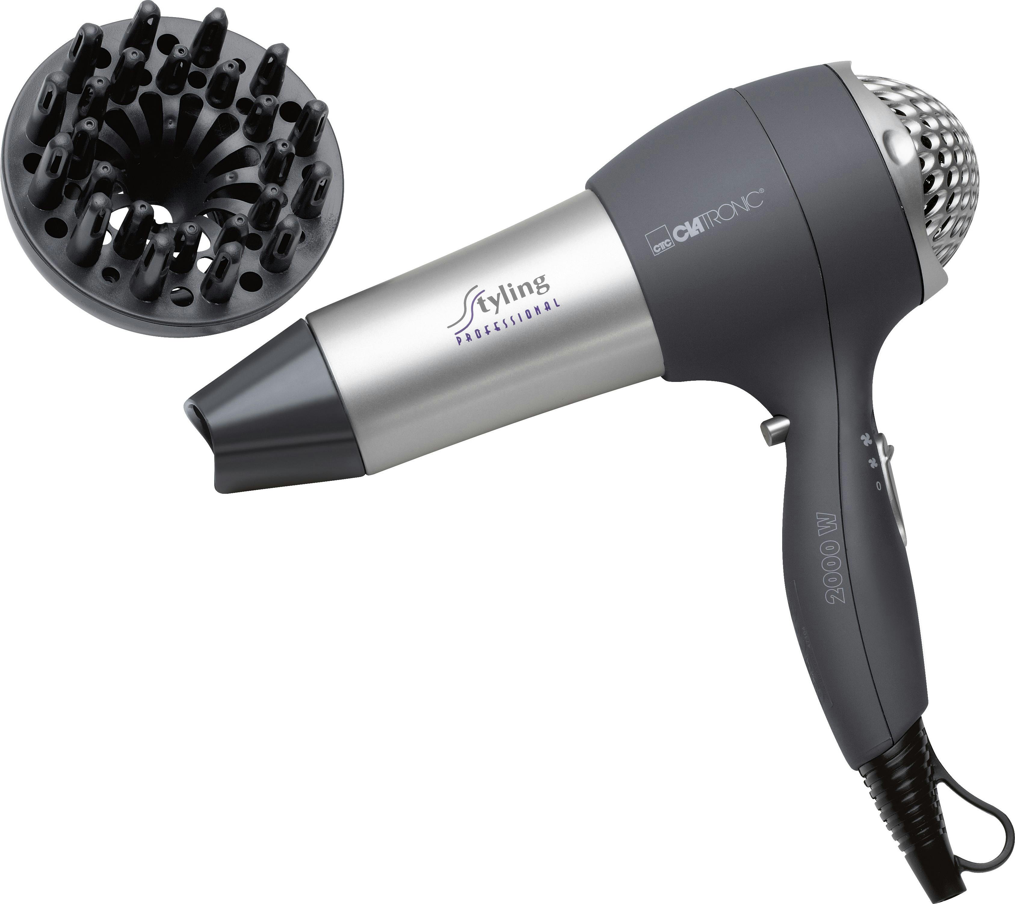Clatronic HTD 3055 Styling Professionele Föhn & Diffuser Zilver 1 st