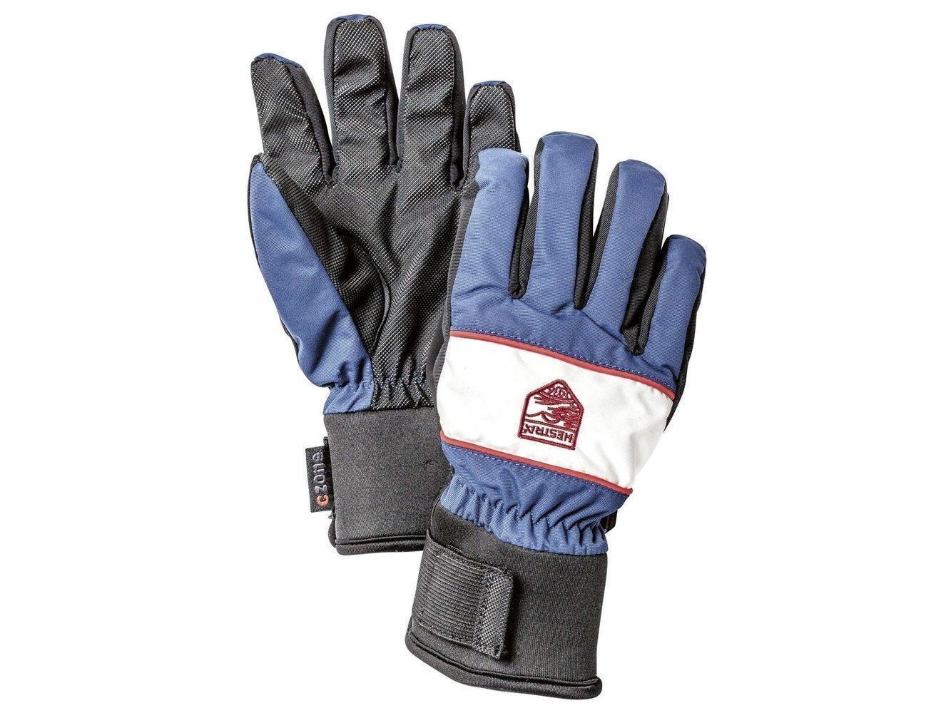 Hestra Trick CZone Jr skihandschoenen zwart met blauw