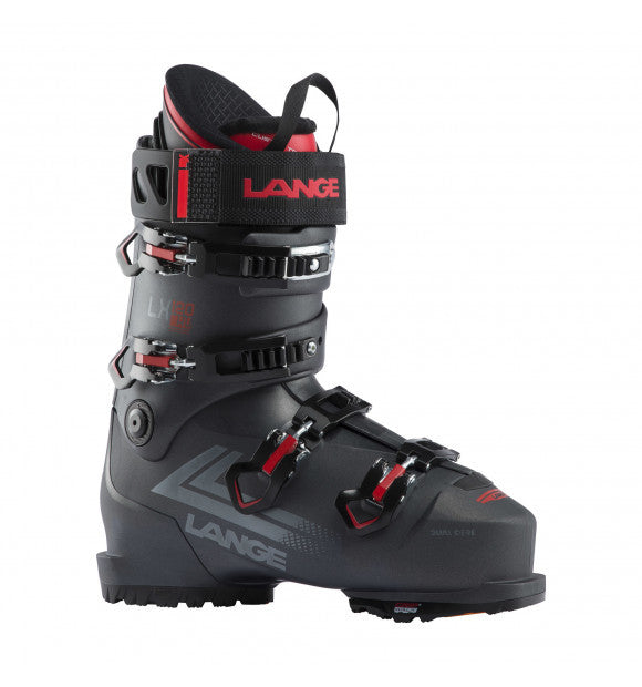 Lange LX 120 HV GW all mountain skischoenen grijs/rood heren, 26.5