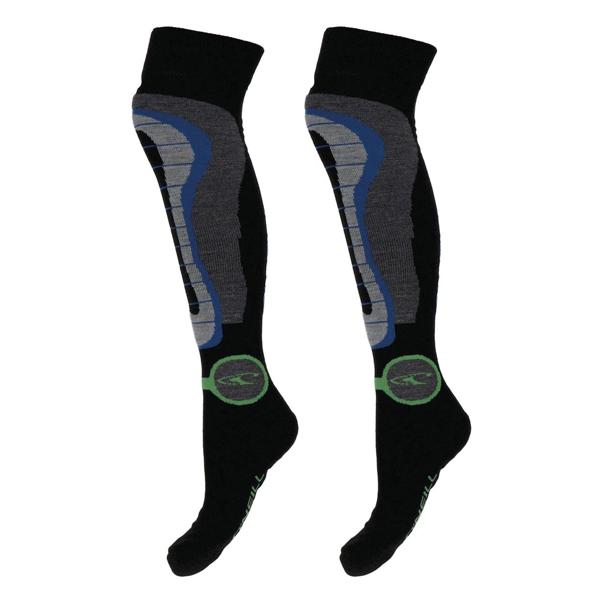O'Neill Skisokken 2-pack blauw/zwart