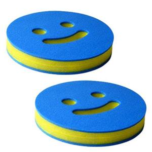 Comfy aquafit smile, geel/blauw, per stuk