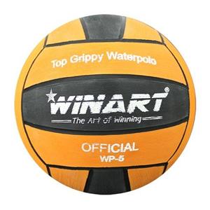 Winart waterpolobal top grippy, oranje/zwart,