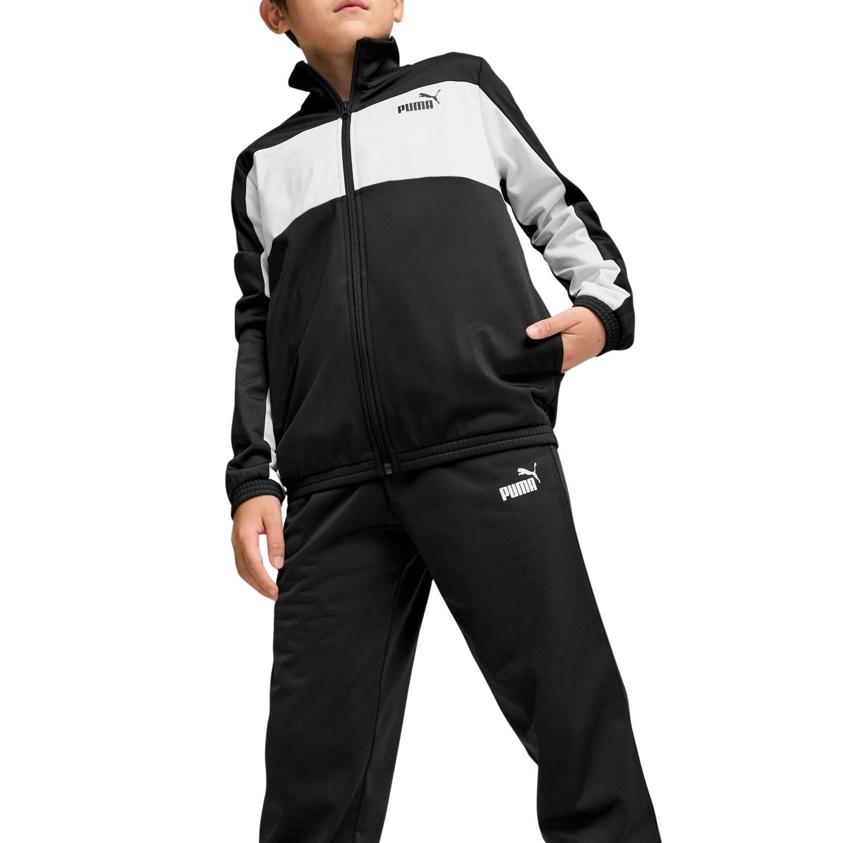 Puma Poly Colorblock Trainingspak Junior