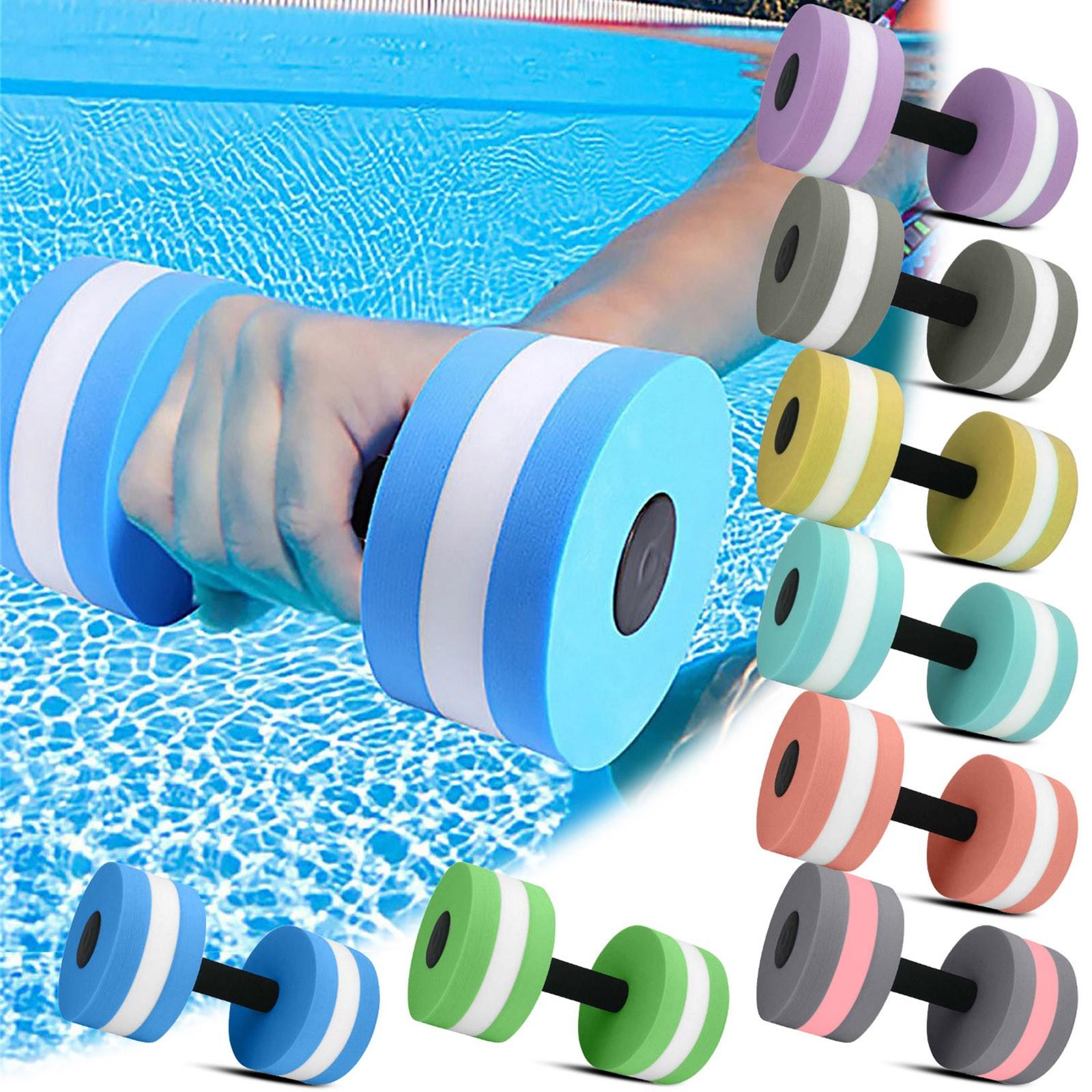 Linglong Sportoefening Halters Fitness Halters Oefening Handstangen voor wateraerobics One Size blauw