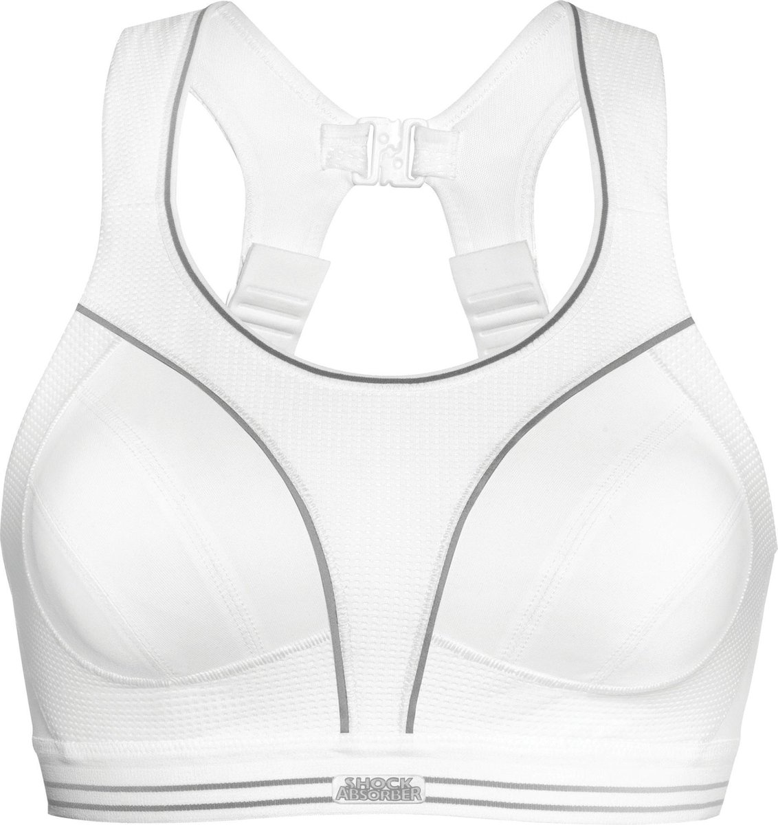 Shock Absorber  85D - Ultimate Run Bra - Sportbeha - Wit / Silver