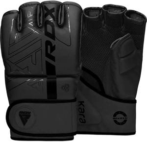 RDX Sports F6 Kara MMA Grappling Gloves - Zwart