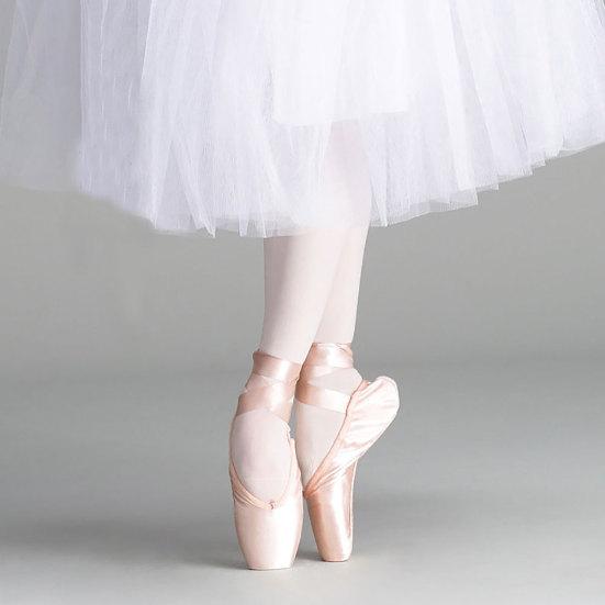 Party&Festival Supplies Professionele dames balletoefeningen Pointe platte zool dansschoenen met linten 40