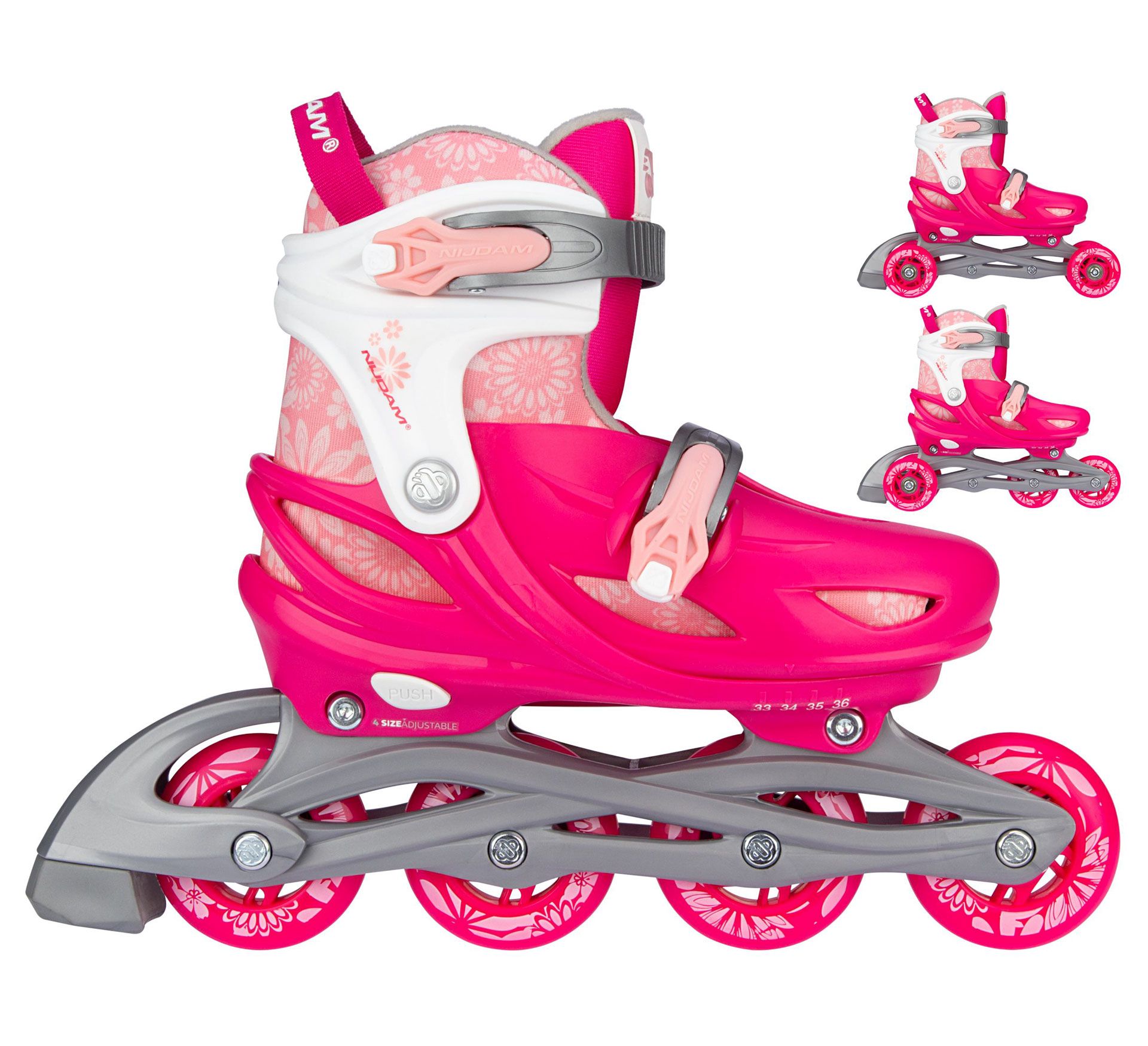 Nijdam 3-in-1 Floral Switch Skate Junior
