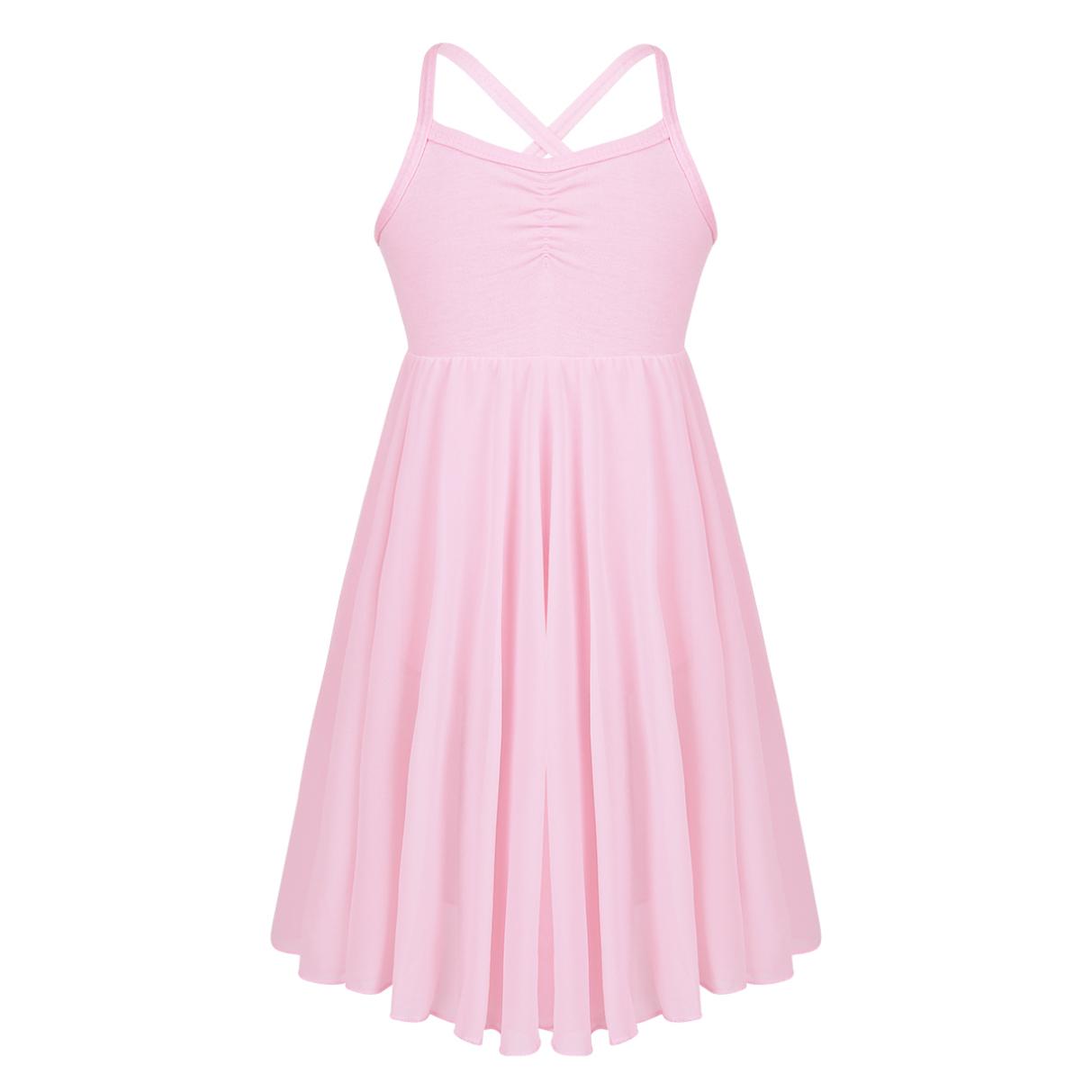 HULIJA Balletjurk voor meisjes Mouwloos balletpakje Kindergymnastiekkleding Moderne dansjurk 10-12 Years