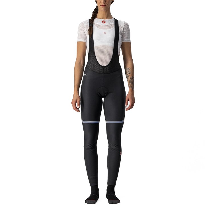 Castelli Polare W bibtight zwart dames