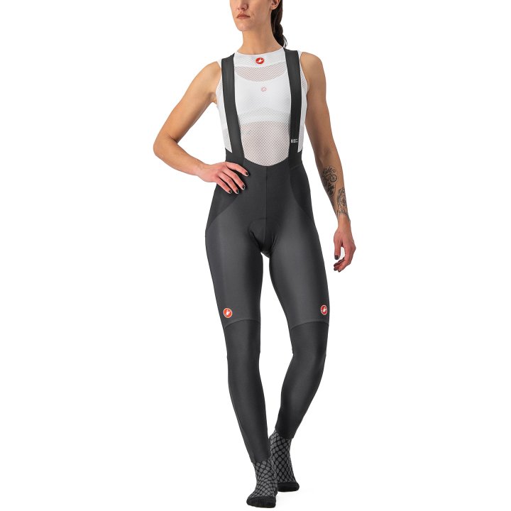 Castelli Sorpasso RoS fietsbroek lang zwart dames