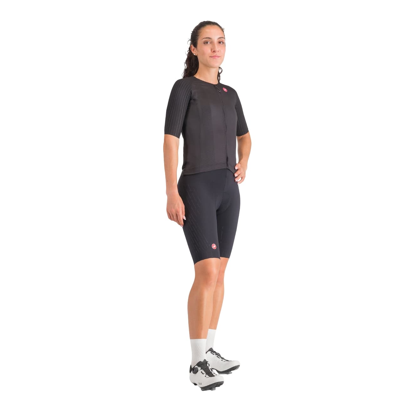 Castelli Aero pro 8s w jersey zwart dames