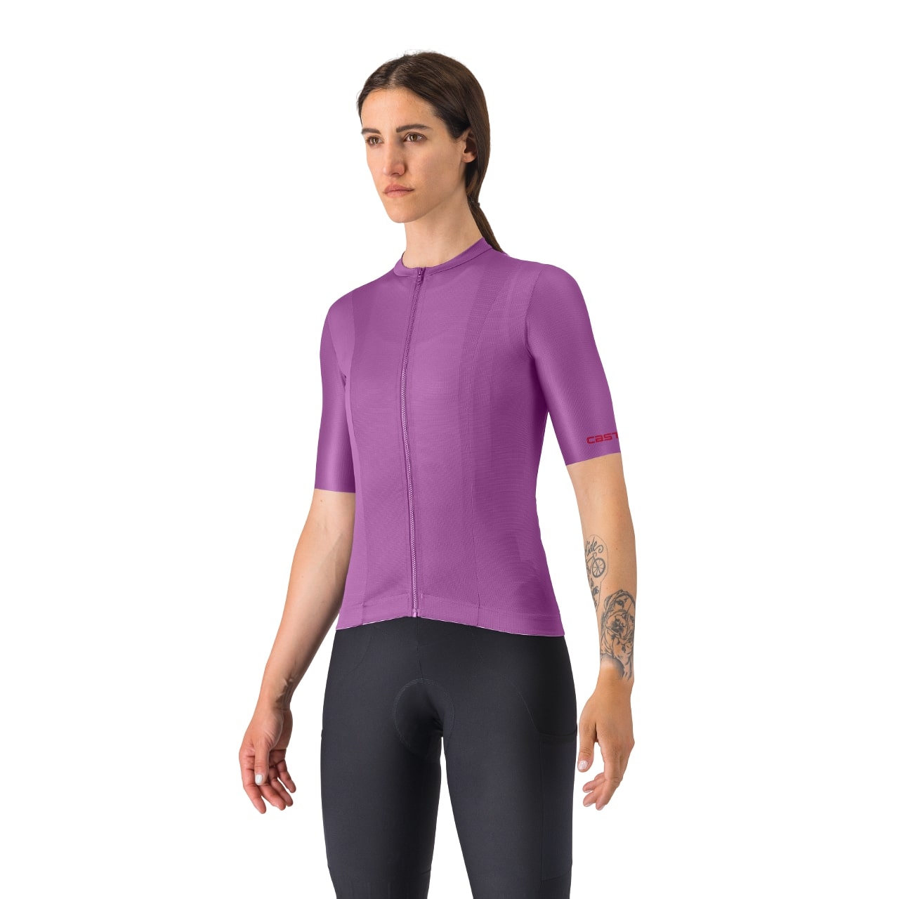 Castelli Unlimited W jersey korte mouw paars dames
