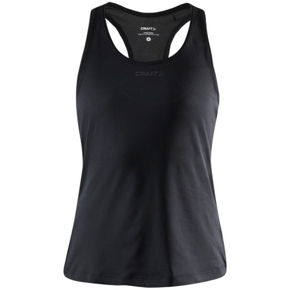 Craft Essence singlet zwart dames