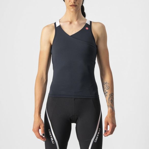 Castelli Solaris mouwloos fietsshirt zwart dames