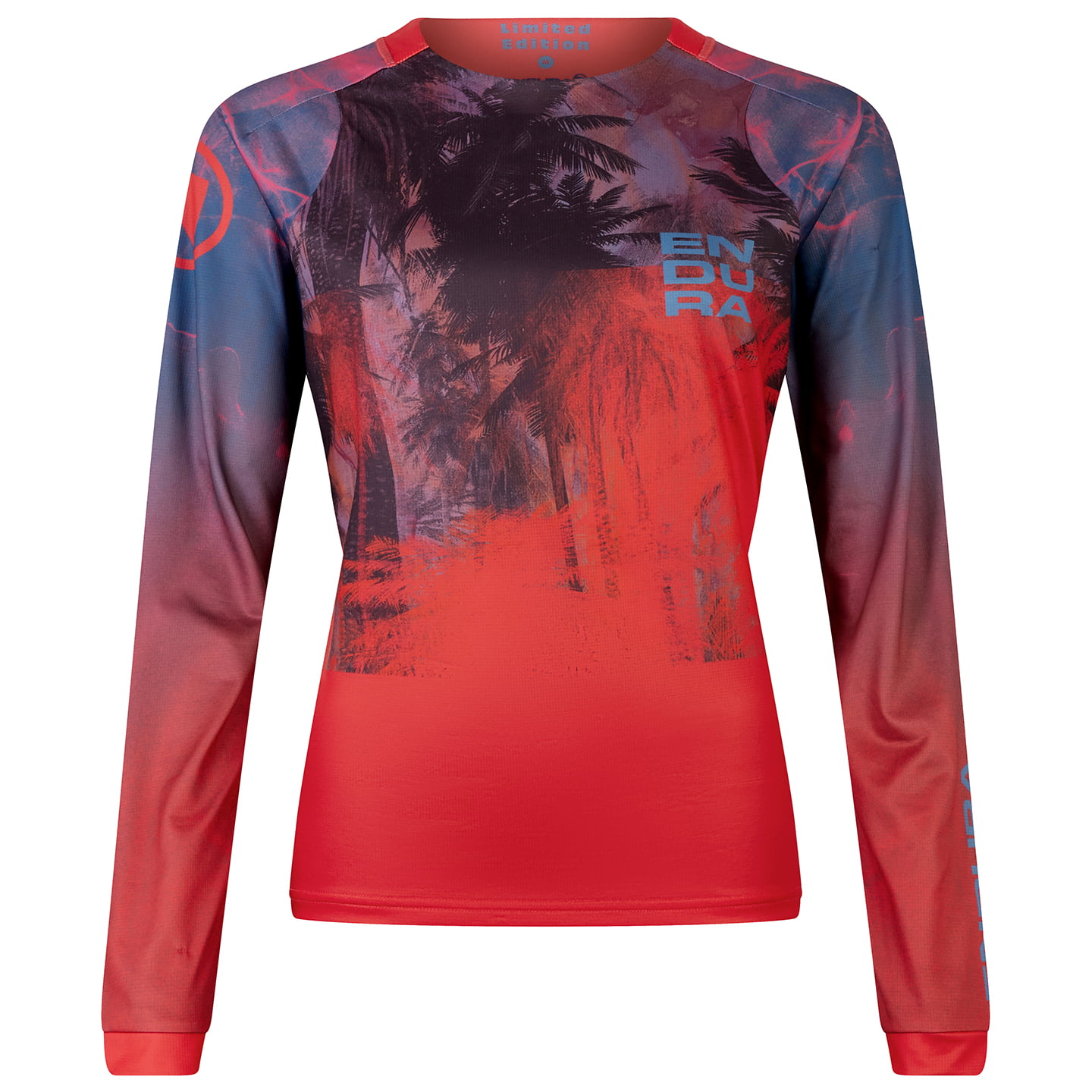 Endura Dames fietsshirt met lange mouwen Tropical Limited Edition bikeshirt,