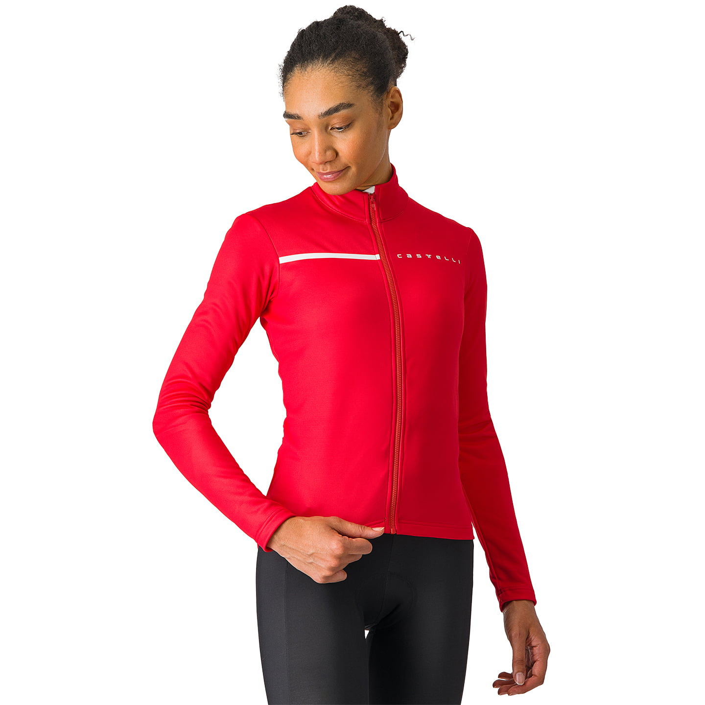 Castelli Dames Langarm Jersey Sinergia 2 damesfietsshirt met lange mouwen