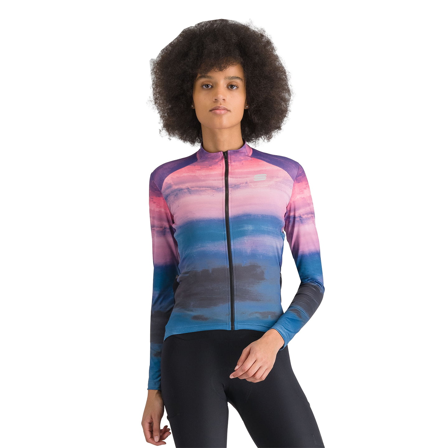 Sportful Dames Langarmtrui Flow Supergiara damesfietsshirt met lange mouwen,